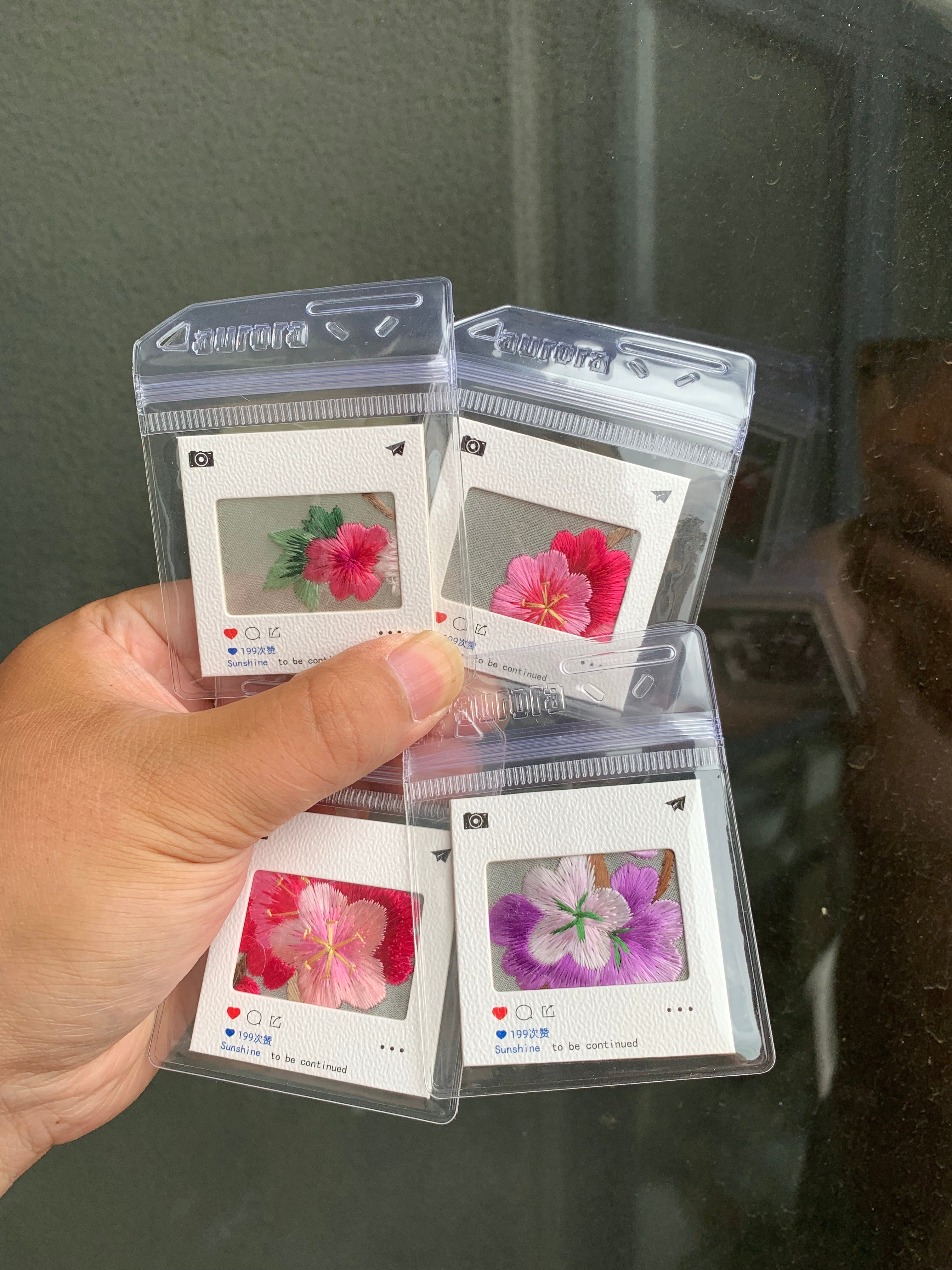 Suzhou Embroidery Peach Blossom Pendant